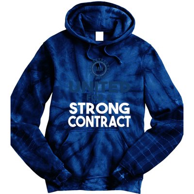 UAW Strike United For A Strong Contract Tie Dye Hoodie