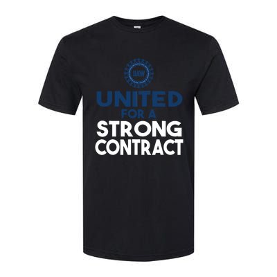 UAW Strike United For A Strong Contract Softstyle® CVC T-Shirt