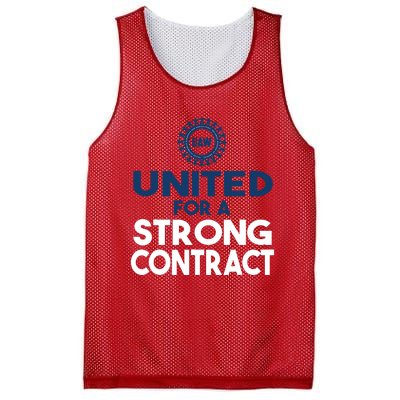 UAW Strike United For A Strong Contract Mesh Reversible Basketball Jersey Tank