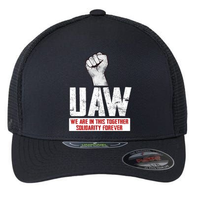 UAW Strike United Auto Workers Union UAW Strong Flexfit Unipanel Trucker Cap