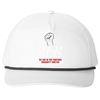 UAW Strike United Auto Workers Union UAW Strong Snapback Five-Panel Rope Hat