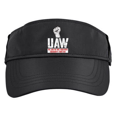 UAW Strike United Auto Workers Union UAW Strong Adult Drive Performance Visor