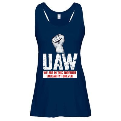 UAW Strike United Auto Workers Union UAW Strong Ladies Essential Flowy Tank