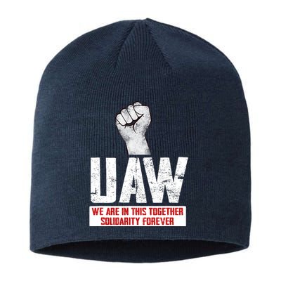 UAW Strike United Auto Workers Union UAW Strong Sustainable Beanie