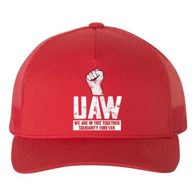 UAW Strike United Auto Workers Union UAW Strong Yupoong Adult 5-Panel Trucker Hat