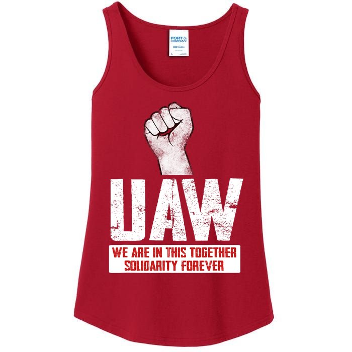 UAW Strike United Auto Workers Union UAW Strong Ladies Essential Tank