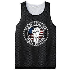 UAW Strong UAW Proud Union Pride UAW Laborer Worker Mesh Reversible Basketball Jersey Tank