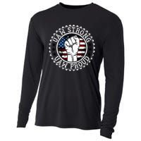 UAW Strong UAW Proud Union Pride UAW Laborer Worker Cooling Performance Long Sleeve Crew