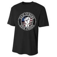 UAW Strong UAW Proud Union Pride UAW Laborer Worker Performance Sprint T-Shirt