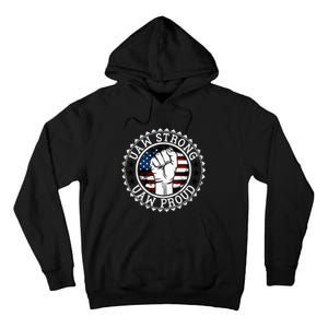 UAW Strong UAW Proud Union Pride UAW Laborer Worker Tall Hoodie