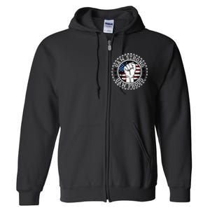 UAW Strong UAW Proud Union Pride UAW Laborer Worker Full Zip Hoodie