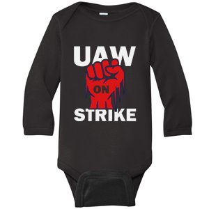 UAW Strike United Auto Workers UAW Baby Long Sleeve Bodysuit