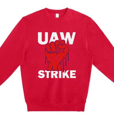 UAW Strike United Auto Workers UAW Premium Crewneck Sweatshirt