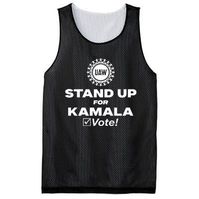 Uaw Stand Up For Kamala Vote Mesh Reversible Basketball Jersey Tank