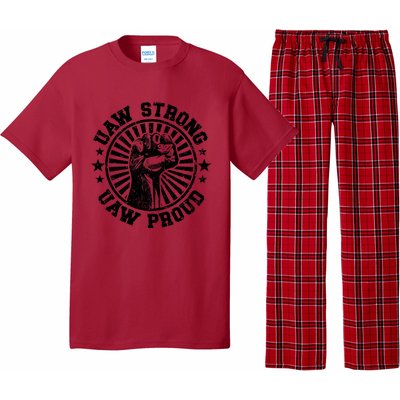 Uaw Strike United Auto Workers Union Uaw Strong Red Pajama Set