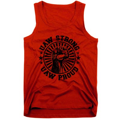 Uaw Strike United Auto Workers Union Uaw Strong Red Tank Top