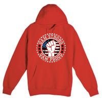 UAW Strong UAW Proud Union Pride UAW Laborer Worker Premium Pullover Hoodie