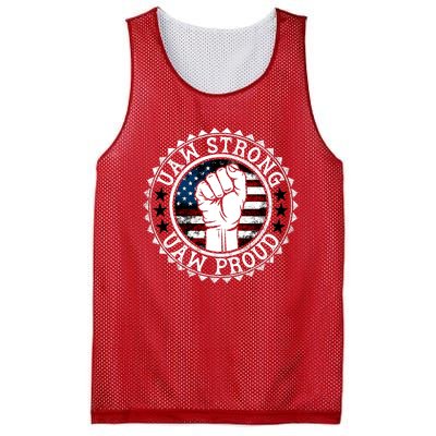 UAW Strong UAW Proud Union Pride UAW Laborer Worker Mesh Reversible Basketball Jersey Tank