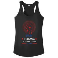 Uaw Strike United Auto Workers Union Uaw Strong Stand Up Uaw Ladies PosiCharge Competitor Racerback Tank