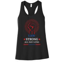 Uaw Strike United Auto Workers Union Uaw Strong Stand Up Uaw Women's Racerback Tank