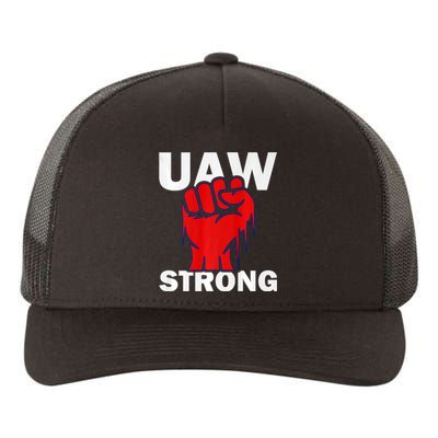 UAW Strong United Auto Workers UAW Proud Yupoong Adult 5-Panel Trucker Hat