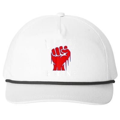 UAW Strong United Auto Workers UAW Proud Snapback Five-Panel Rope Hat