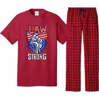 UAW Strong United Auto Workers Strike Union Support Red Pajama Set