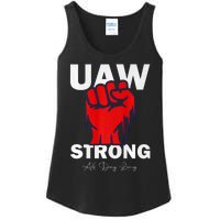 UAW Strong UAW Proud United Auto Workers UAW Strike Ladies Essential Tank