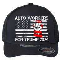 Uaw Strong Uaw Proud Union Pride Auto Workers For Trump Flexfit Unipanel Trucker Cap