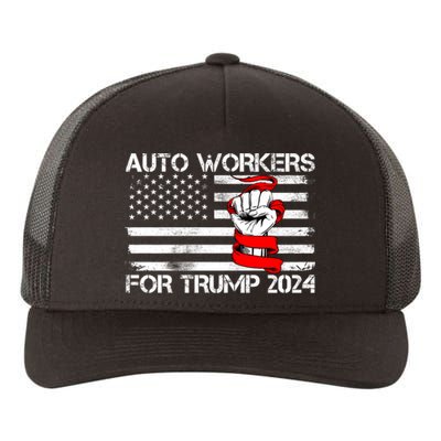 Uaw Strong Uaw Proud Union Pride Auto Workers For Trump Yupoong Adult 5-Panel Trucker Hat