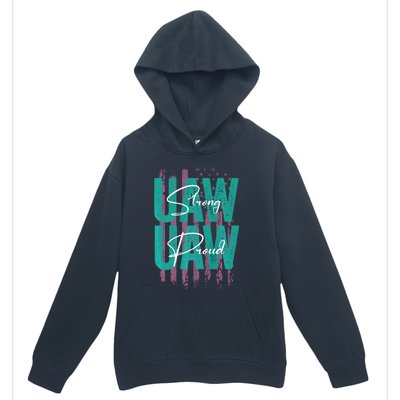 UAW Strong UAW Proud Union Pride UAW Laborer Worker Urban Pullover Hoodie