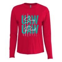 UAW Strong UAW Proud Union Pride UAW Laborer Worker Womens Cotton Relaxed Long Sleeve T-Shirt