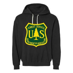 United States Us Forest Service Departt Of Agriculture Garment-Dyed Fleece Hoodie