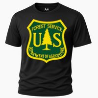 United States Us Forest Service Departt Of Agriculture Cooling Performance Crew T-Shirt