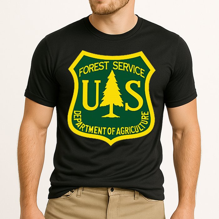 United States Us Forest Service Departt Of Agriculture Cooling Performance Crew T-Shirt