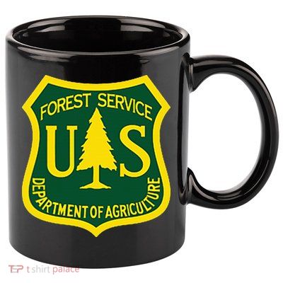 United States Us Forest Service Departt Of Agriculture 11oz C Handle Ceramic Mug