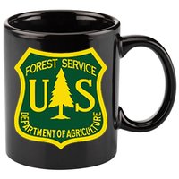 United States Us Forest Service Departt Of Agriculture 11oz C Handle Ceramic Mug