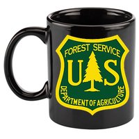 United States Us Forest Service Departt Of Agriculture 11oz C Handle Ceramic Mug