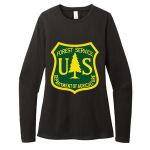 United States Us Forest Service Departt Of Agriculture Womens CVC Long Sleeve Shirt