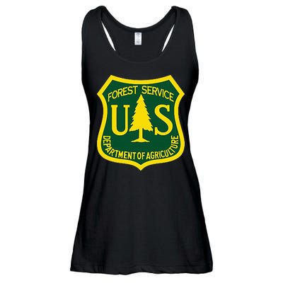 United States Us Forest Service Departt Of Agriculture Ladies Essential Flowy Tank