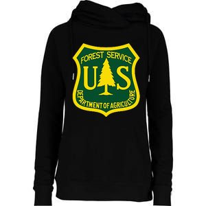 United States Us Forest Service Departt Of Agriculture Womens Funnel Neck Pullover Hood