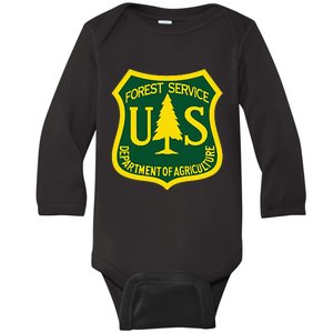 United States Us Forest Service Departt Of Agriculture Baby Long Sleeve Bodysuit