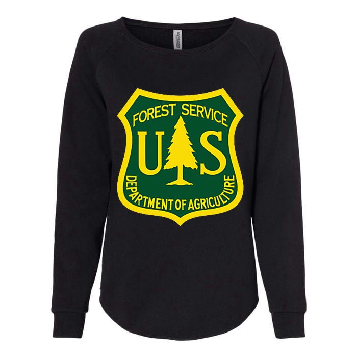 United States Us Forest Service Departt Of Agriculture Womens California Wash Sweatshirt