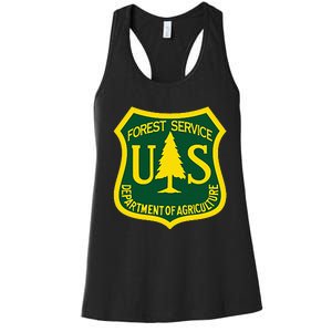 United States Us Forest Service Departt Of Agriculture Women's Racerback Tank