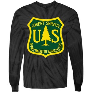 United States Us Forest Service Departt Of Agriculture Tie-Dye Long Sleeve Shirt