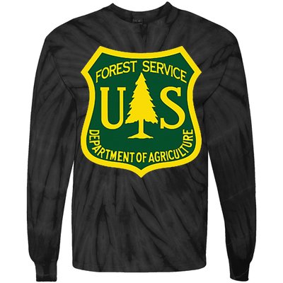 United States Us Forest Service Departt Of Agriculture Tie-Dye Long Sleeve Shirt