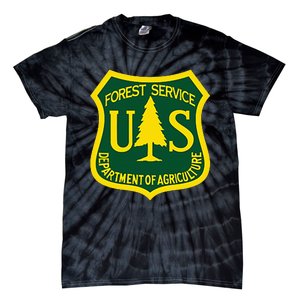 United States Us Forest Service Departt Of Agriculture Tie-Dye T-Shirt