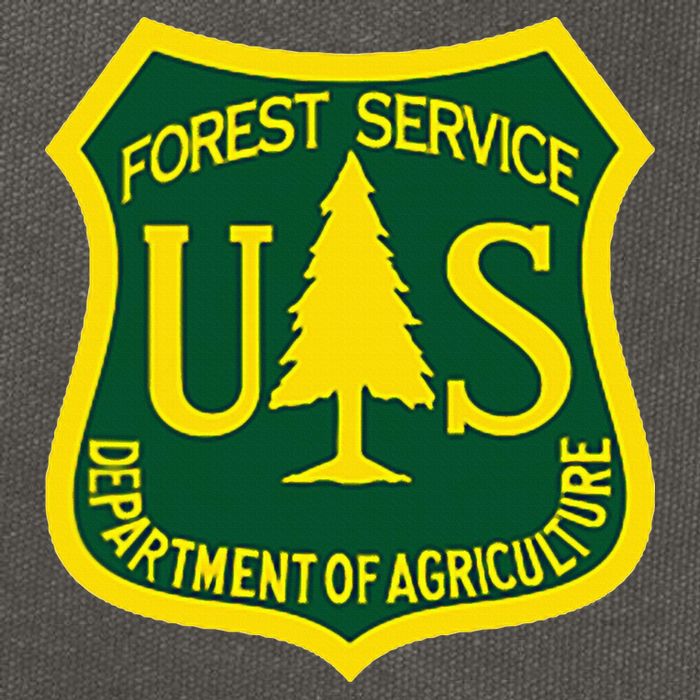 United States Us Forest Service Departt Of Agriculture Cotton Canvas Backpack