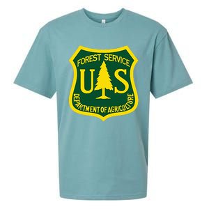 United States Us Forest Service Departt Of Agriculture Sueded Cloud Jersey T-Shirt