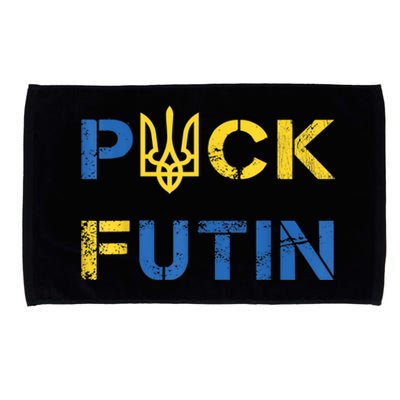 Puck Futin, I Stand With Ukraine, Support Ukraine Microfiber Hand Towel